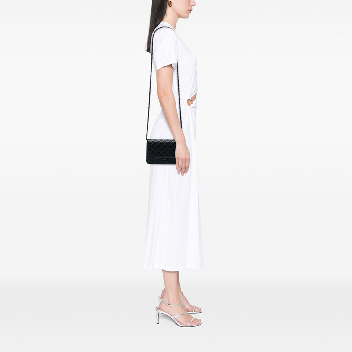 Chanel Matelassé vieilli So Gabrielle Wallet on Chain Cuir de veau