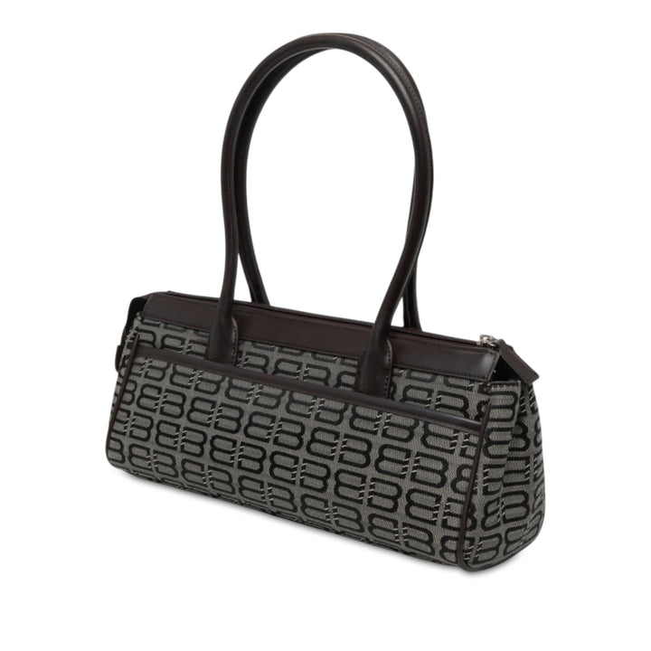 Balenciaga Sac BB Monogram Gris – vue 2 – GABY PARIS