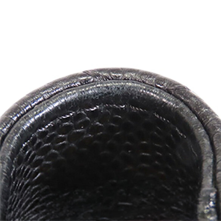 CC Matelassé Wallet on Chain Cuir caviar Noir