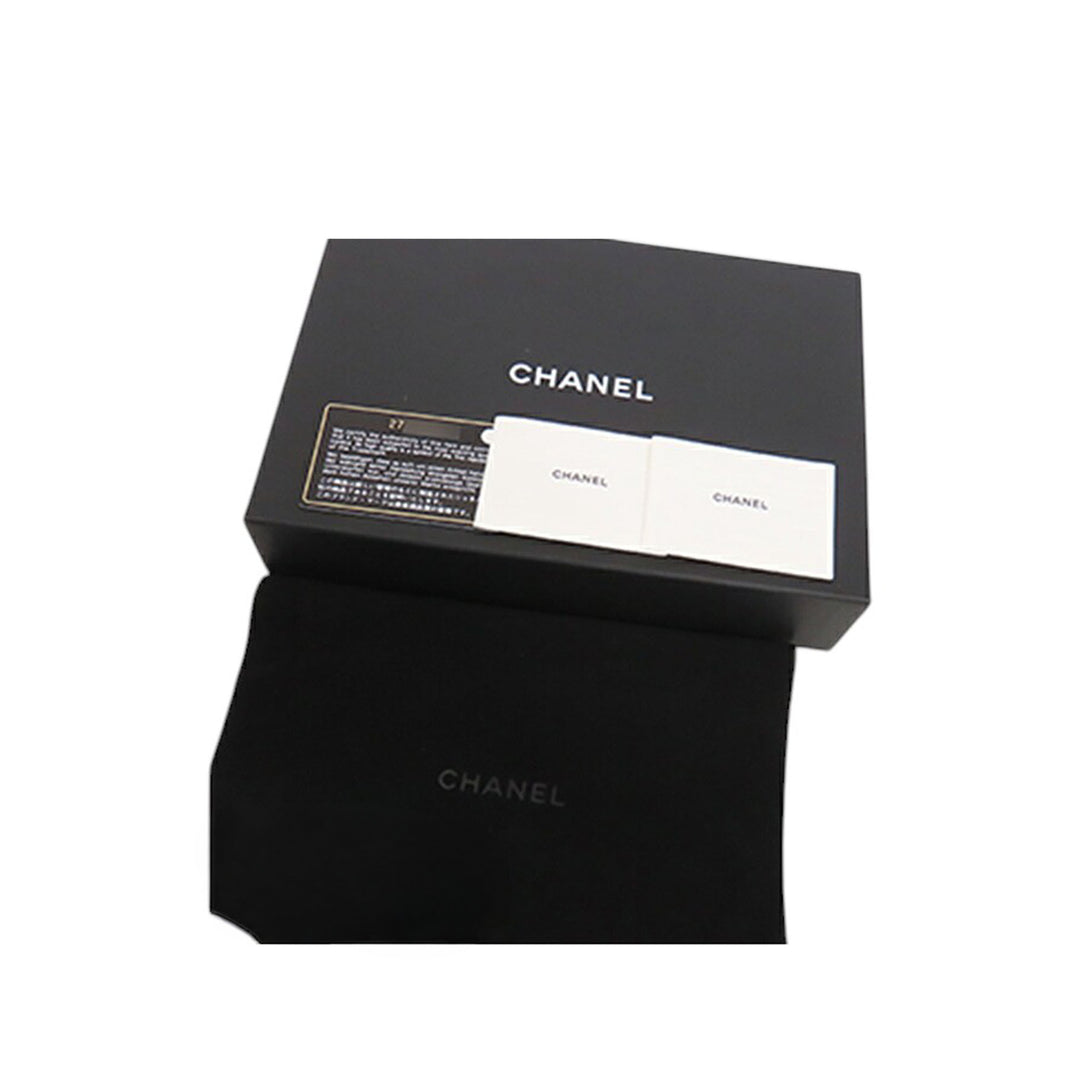 CC Matelassé Wallet on Chain Cuir caviar Noir