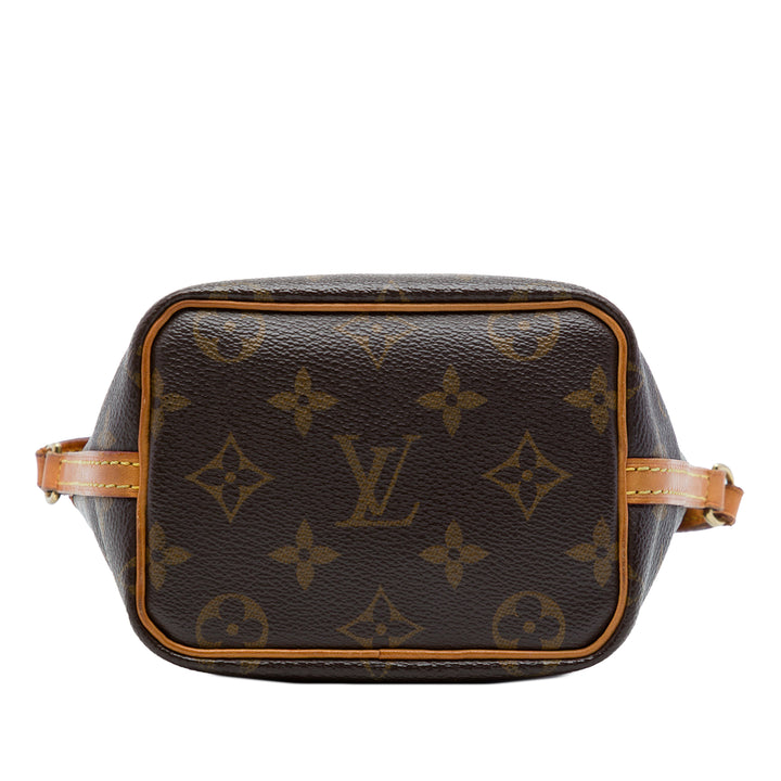 Louis Vuitton Noe Nano Monogram Marron – vue 3 – GABY PARIS