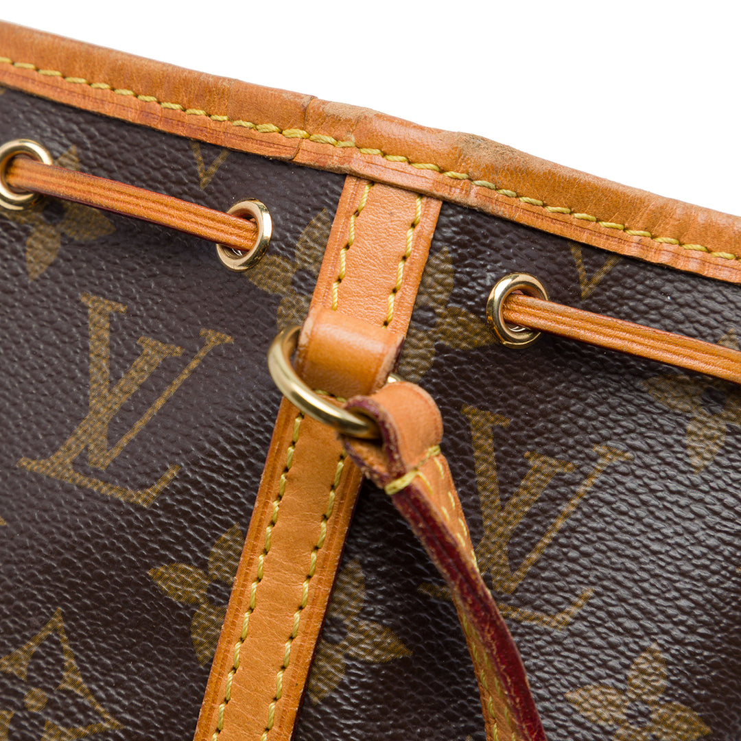 Louis Vuitton Noe Nano Monogram Marron – vue 6 – GABY PARIS