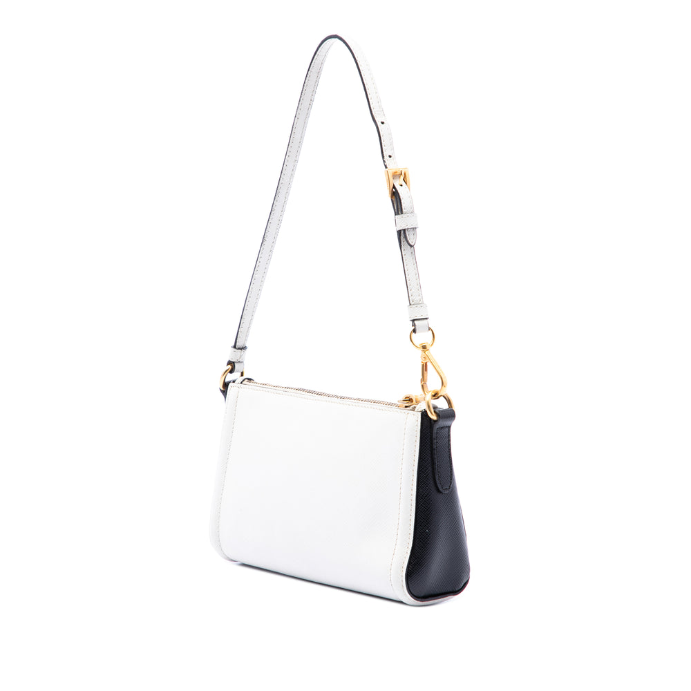 Prada Pochette Lux Saffiano Noir – vue 2 – GABY PARIS