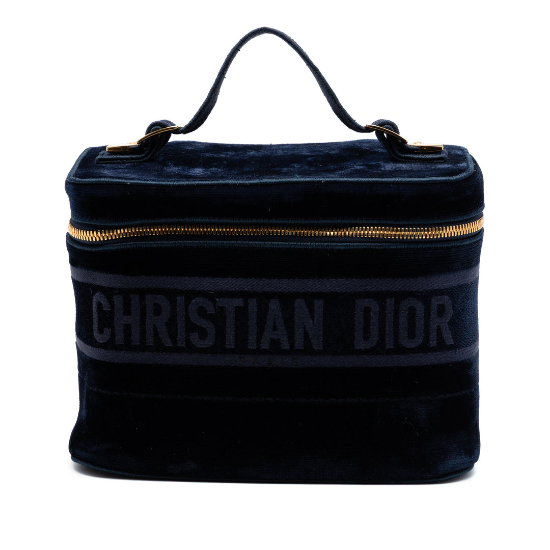 Dior brodé Velours Diortravel Vanity