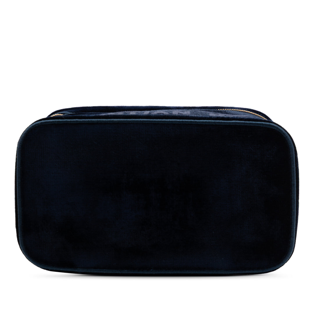 Dior brodé Velours Diortravel Vanity