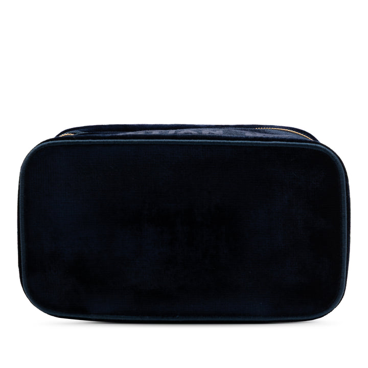 Dior brodé Velours Diortravel Vanity