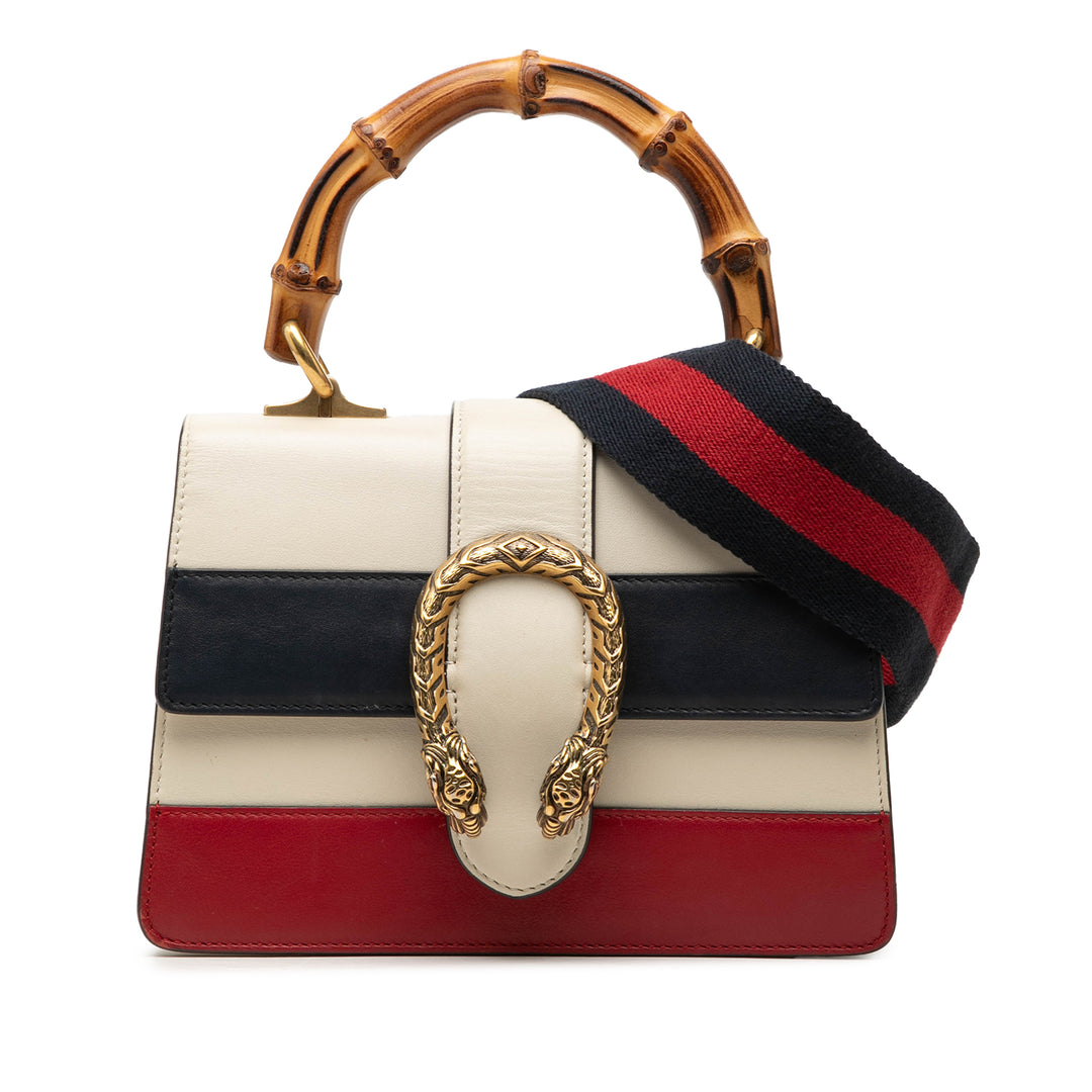 Gucci Mini Cuir de veau Bamboo Dionysus Web Sac