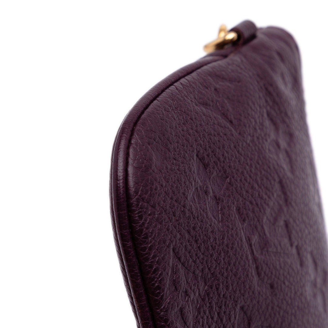 Louis Vuitton Monogram Empreinte Citadine Pochette Violet