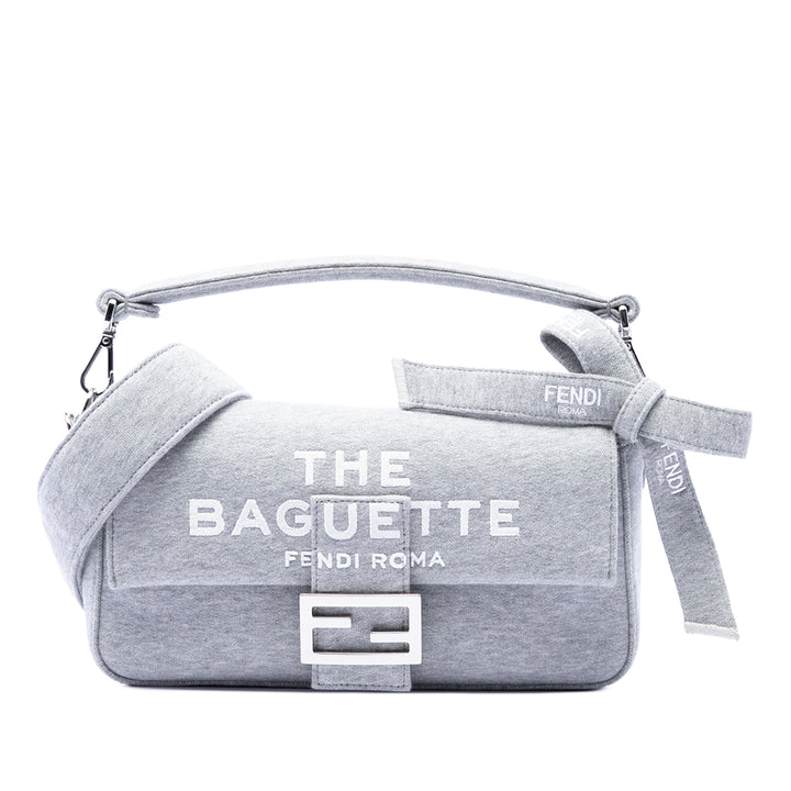 Fendi Marc Jacobs Medium Jersey Logo Baguette Sac