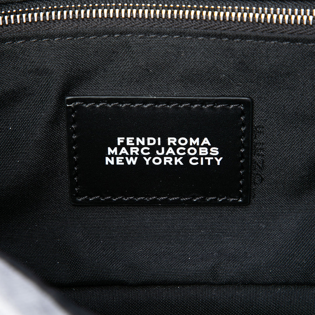 Fendi Marc Jacobs Medium Jersey Logo Baguette Sac