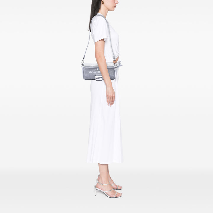Fendi Marc Jacobs Medium Jersey Logo Baguette Sac