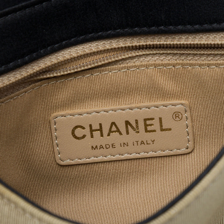 Chanel Small Matelassé Bicolor Grosgrain Mademoiselle Simple rabat
