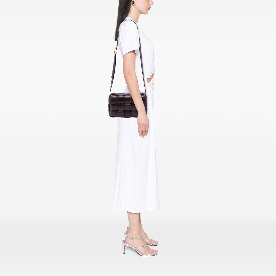 Bottega Veneta Intrecciato Padded Cassette Sac nappa Rouge – vue 6 – GABY PARIS