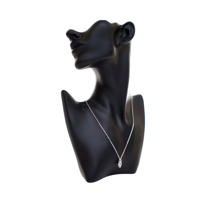 Givenchy plaqué G Logo Rhinestone Pendant Collier