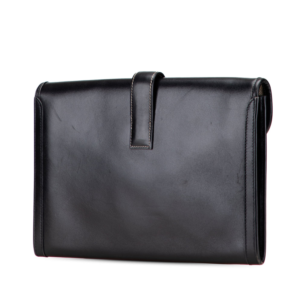 Hermès Box Calf Jige 29 Noir – GABY PARIS Authentique