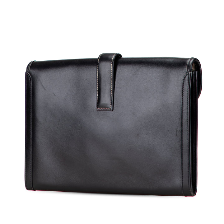 Hermès Box Calf Jige 29 Noir – GABY PARIS Authentique