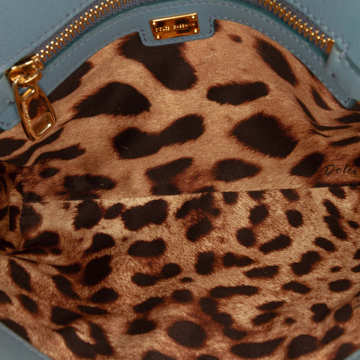 Dolce & Gabbana Cuir à finitions Woven Raffia Padlock Sac porté croisé