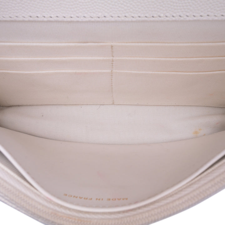 Chanel CC Quilted Caviar Coco Casino Wallet on Chain Blanc – GABY PARIS Authentique