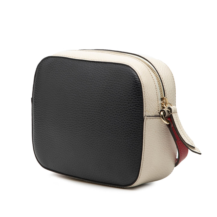 Gucci Small Tricolor Cuir Soho Disco Sac porté croisé