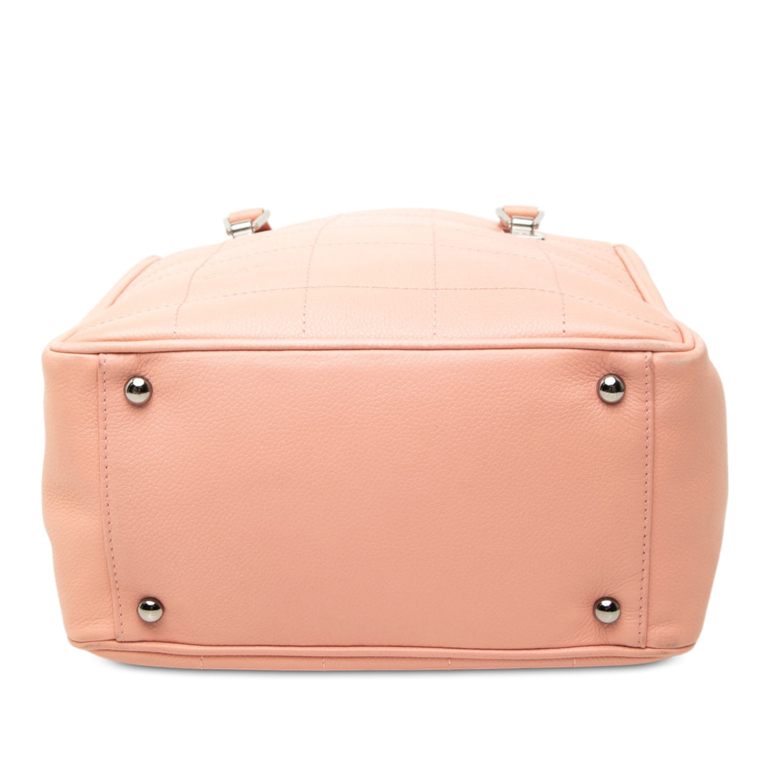 CC Chocolate Bar Cabas Cuir caviar Rose