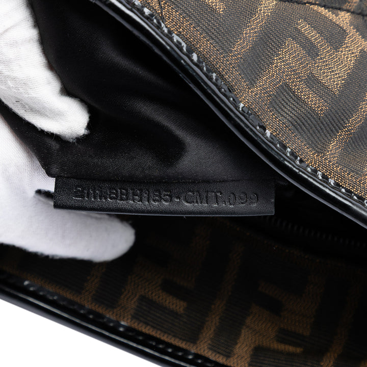 Fendi Medium Matelassé Zucca Toile Roll Cabas