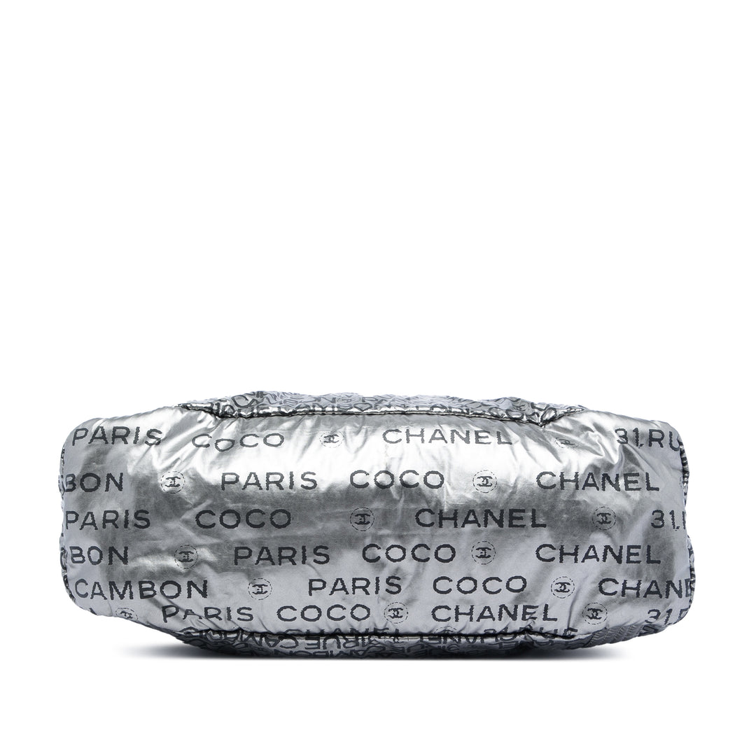 Chanel Metallic Coated Toile Unlimited Ligne Cabas