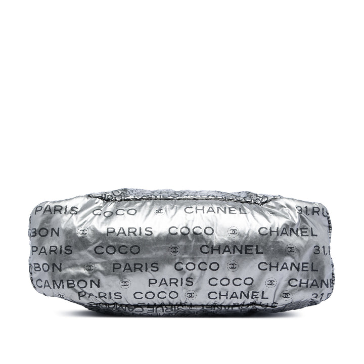 Chanel Metallic Coated Toile Unlimited Ligne Cabas