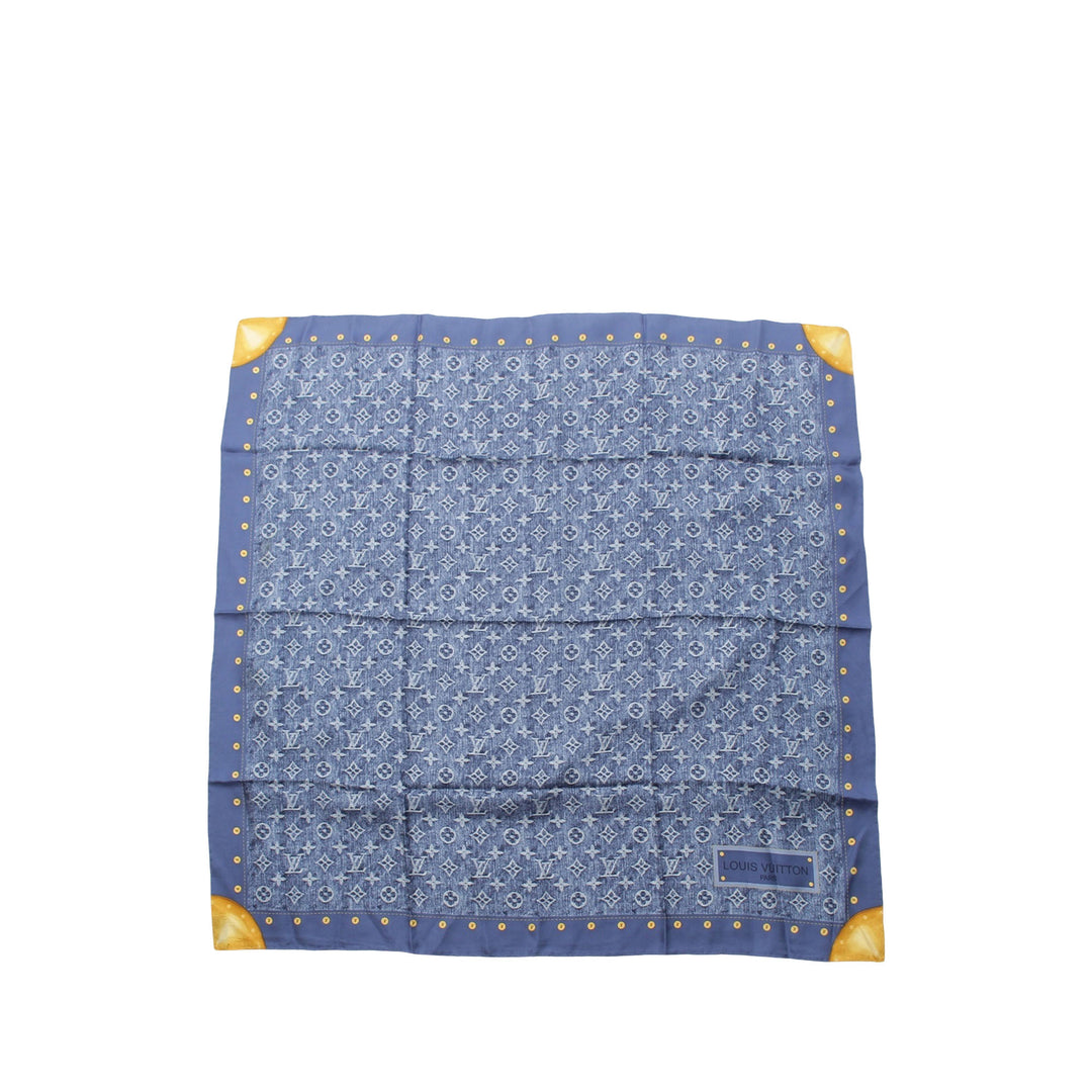 Foulard Monogram Bleu