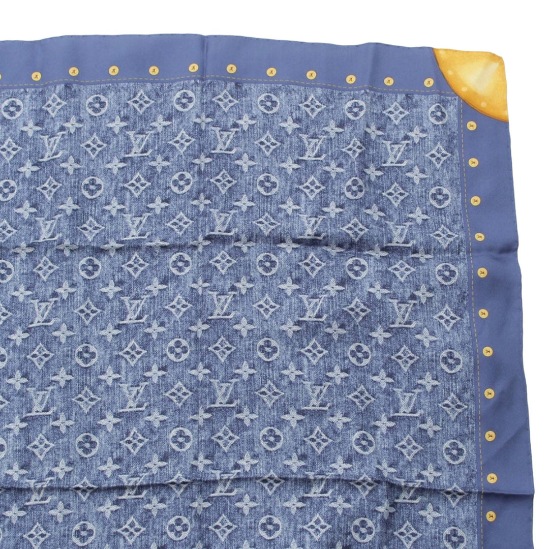 Foulard Monogram Bleu