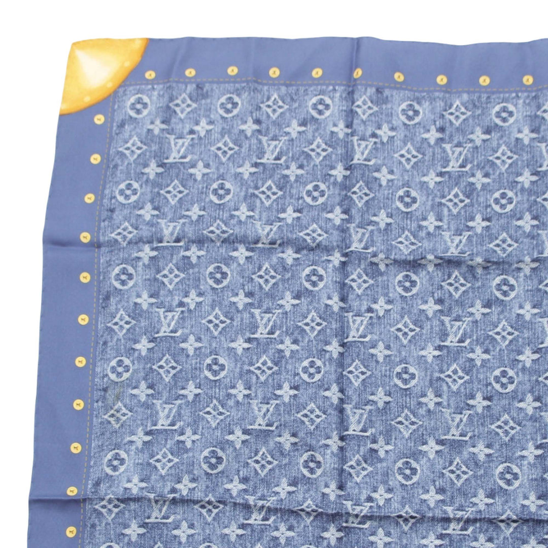 Foulard Monogram Bleu