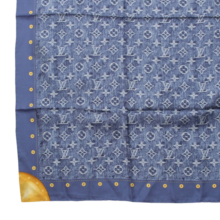 Foulard Monogram Bleu