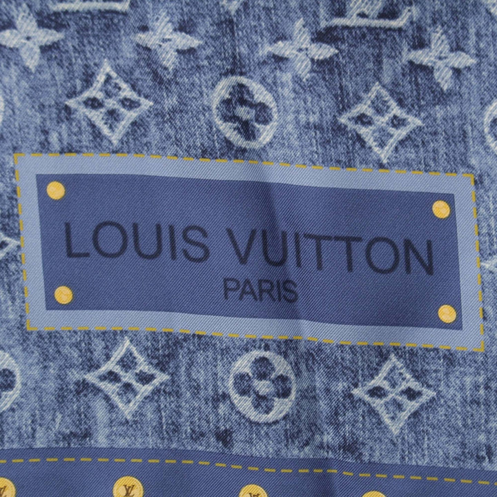 Foulard Monogram Bleu