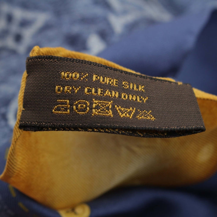Foulard Monogram Bleu