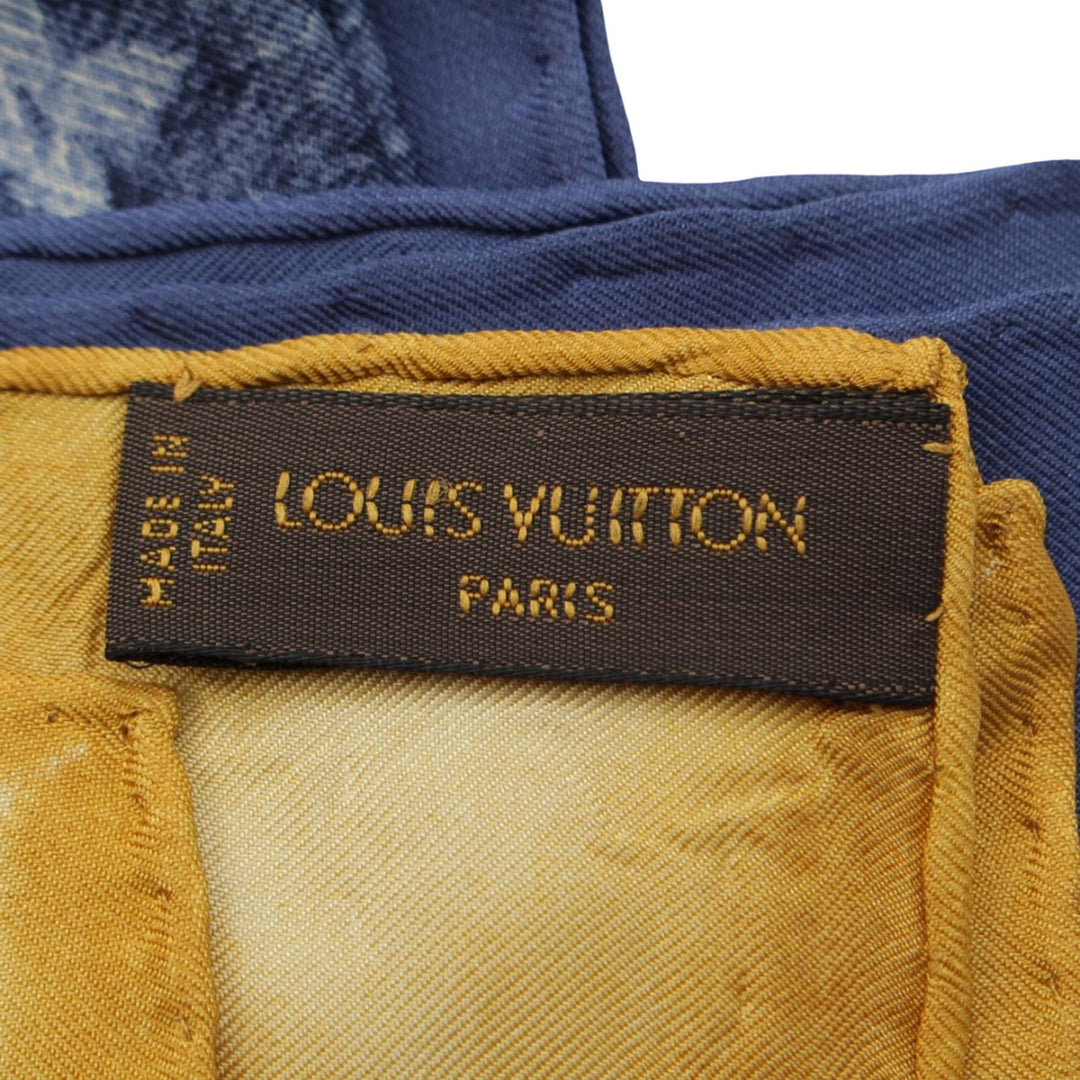 Foulard Monogram Bleu