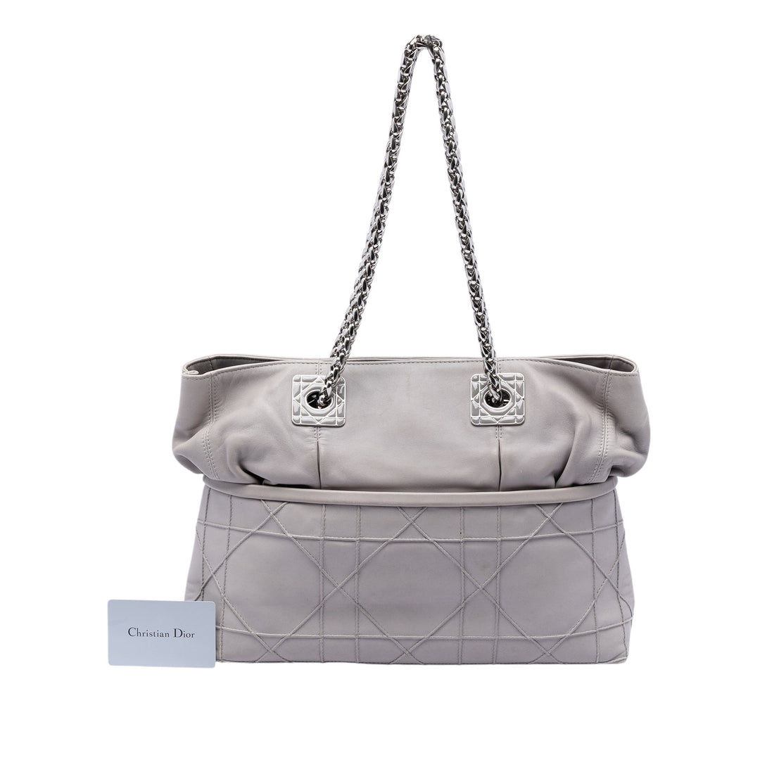 Dior Cuir d’agneau Cannage Granville Cabas chaîne