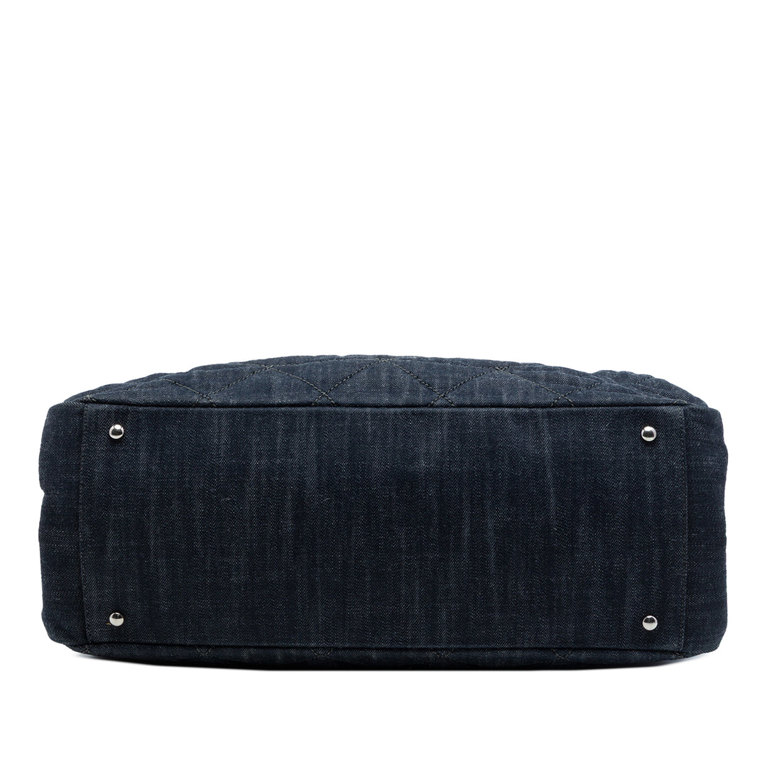 Chanel Large CC Matelassé Jean Timeless Cabas