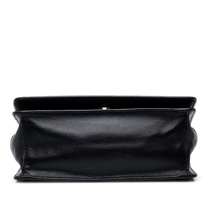 Prada Sac bandoulière Lux Chaîne Saffiano Noir – vue 3 – GABY PARIS
