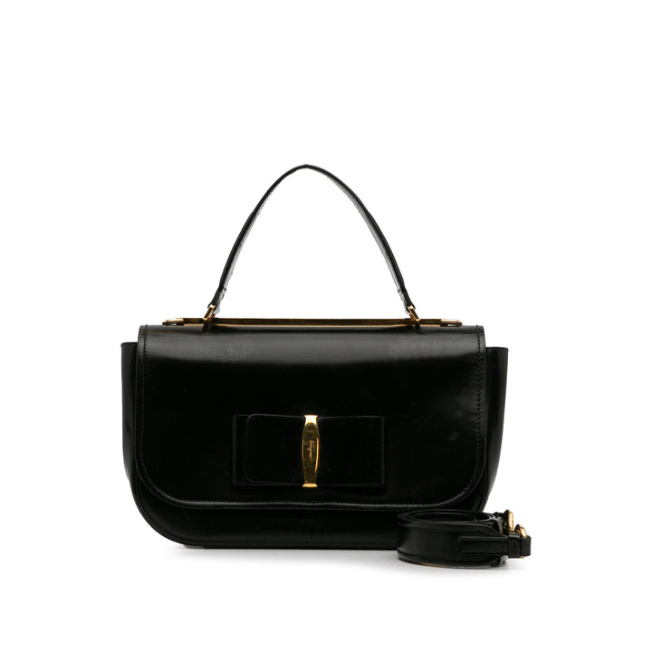 Medium Vara Anna Satchel Black - Gaby Paris