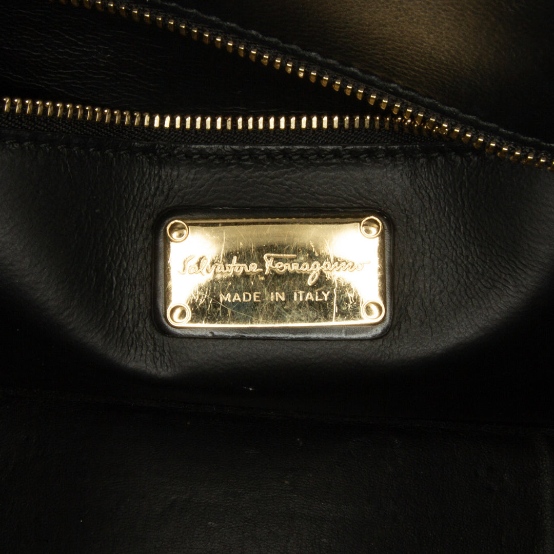 Medium Vara Anna Satchel Black - Gaby Paris