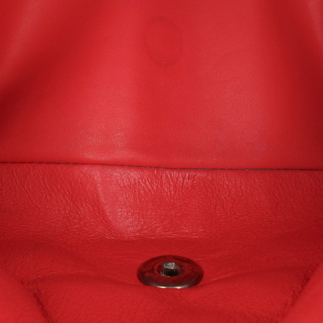 Jumbo Classic Patent Double Flap Red - Gaby Paris