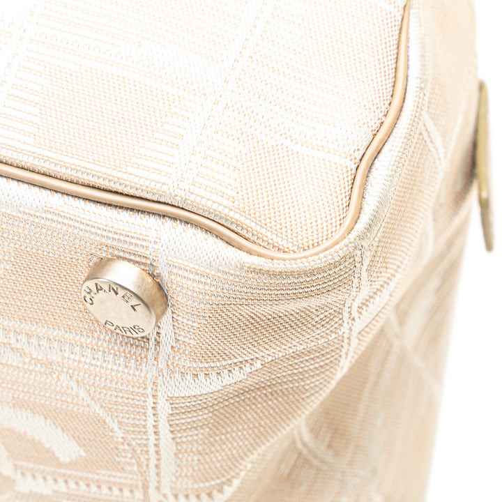New Travel Line Nylon Handbag Brown - Gaby Paris