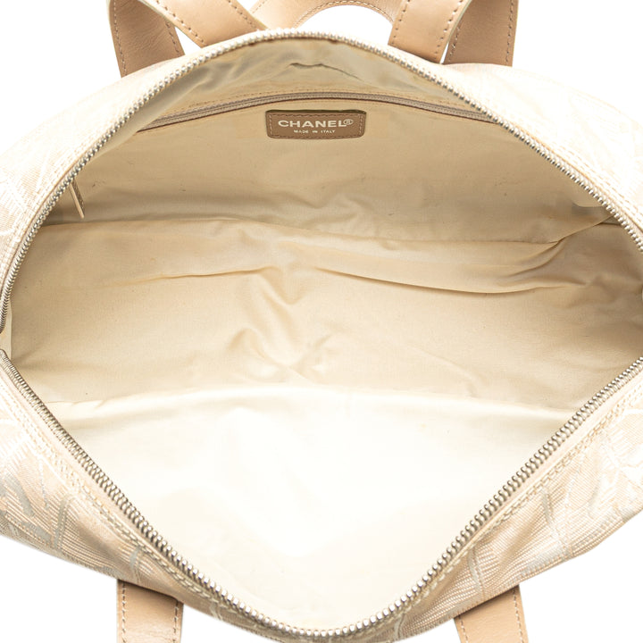 New Travel Line Nylon Handbag Brown - Gaby Paris