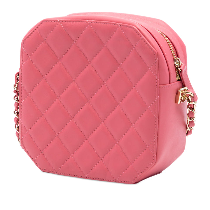 Chanel CC Clock Camera Étui Cuir de veau