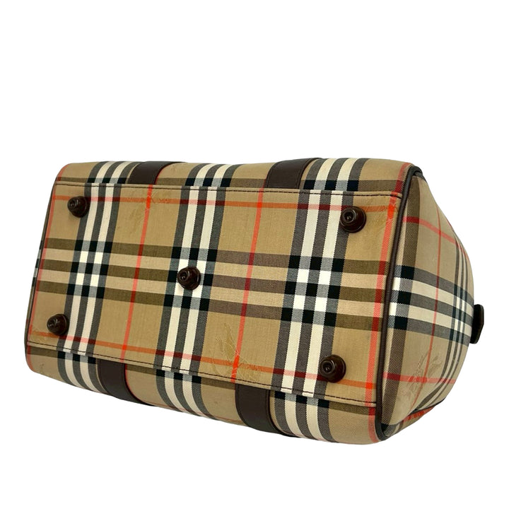 Burberry Haymarket Check Boston Sac Toile