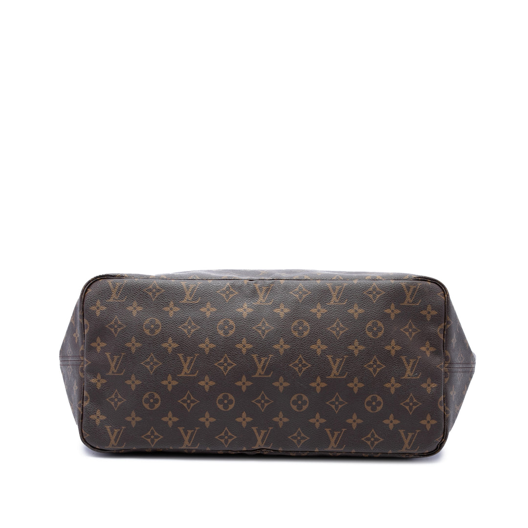 Louis Vuitton Neverfull GM Monogram Marron – vue 3 – GABY PARIS
