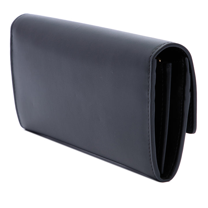 Fendi Roma Continental Wallet on Chain Noir
