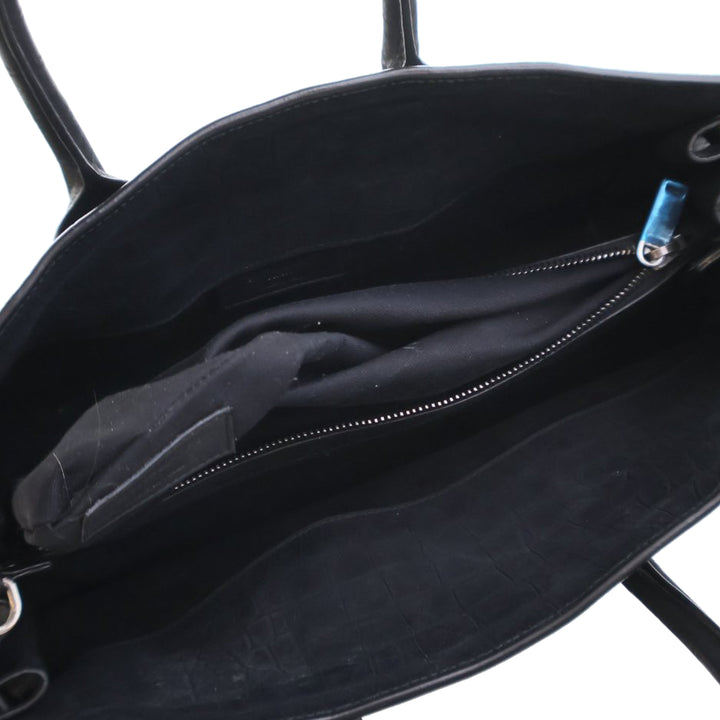Saint Laurent Small Croc embossé Daim Sac De Jour Sac