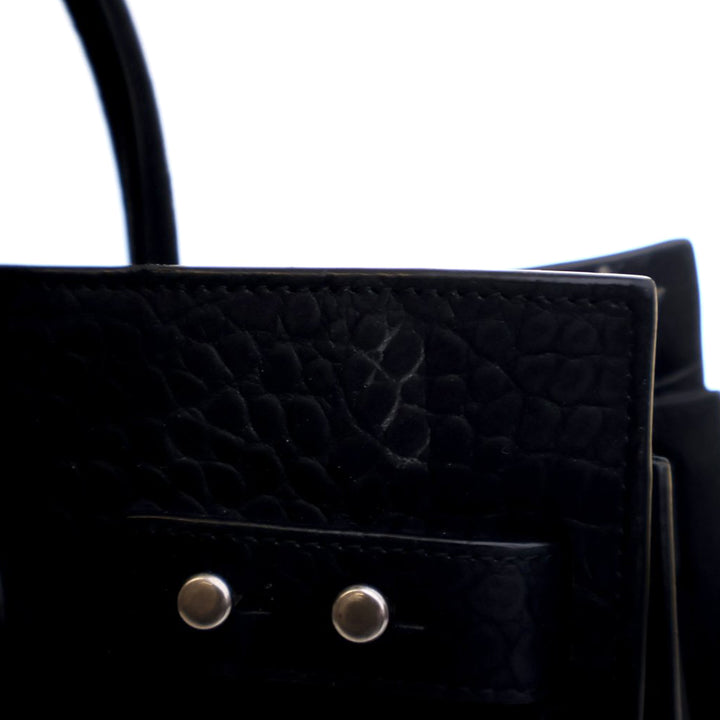 Saint Laurent Small Croc embossé Daim Sac De Jour Sac