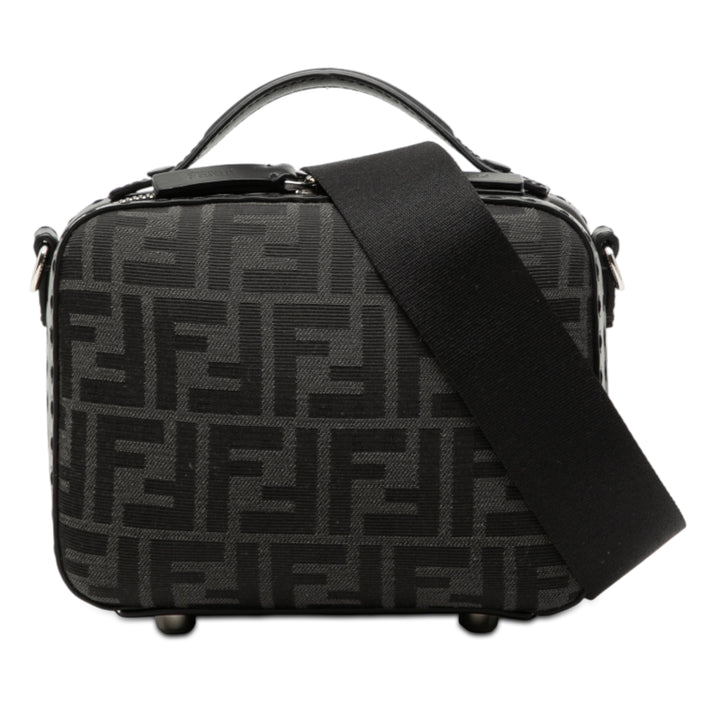 Fendi Sac à main Zucca Suitcase Mini Noir – vue principale – GABY PARIS