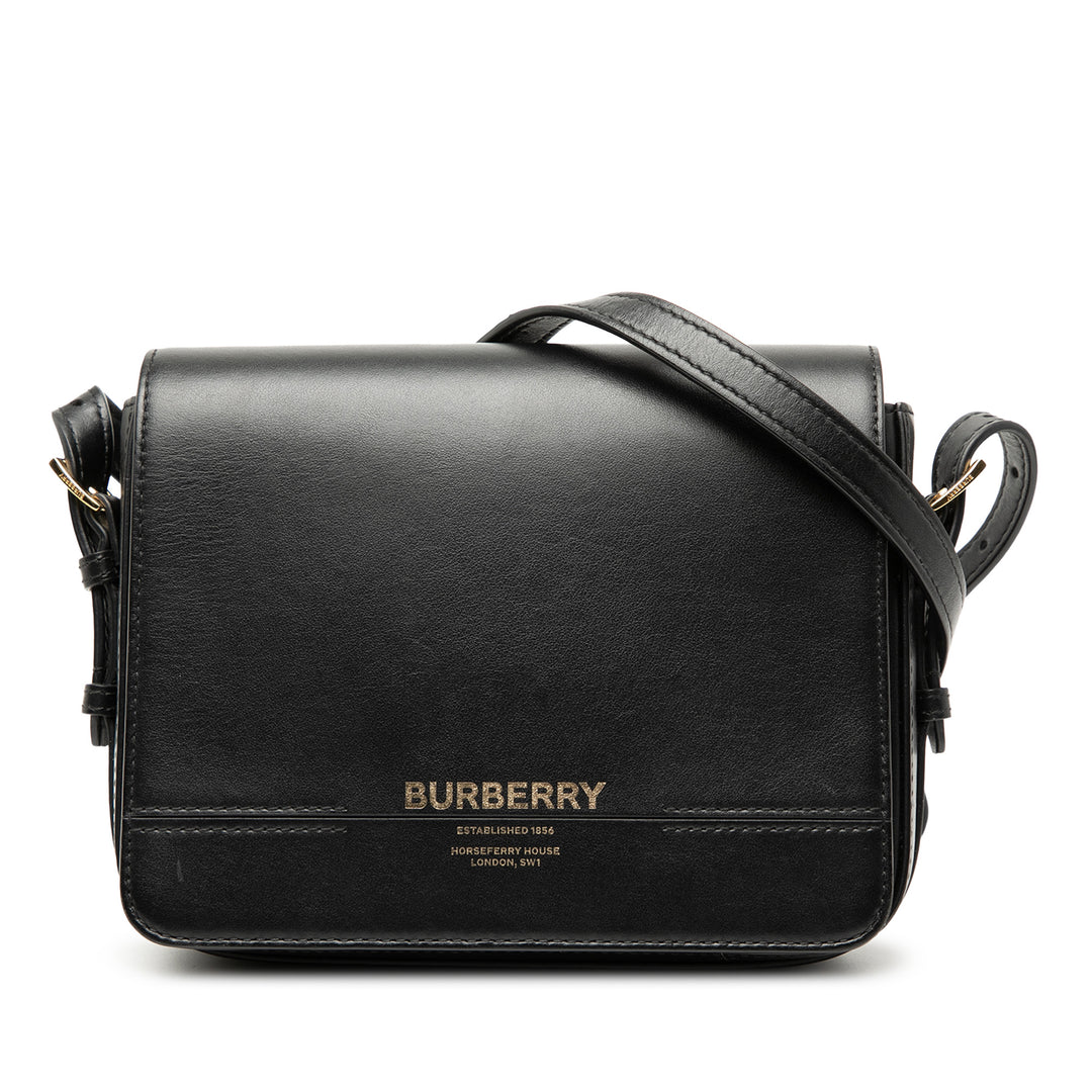 Burberry Sac bandoulière Grace Petit Noir – vue principale – GABY PARIS
